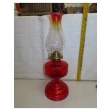 Vintage Oil Lamp 18&1/2" overall