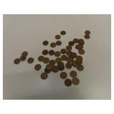 50 (1949D) Wheat Pennies