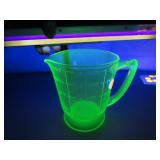 Antique Green Depression Glass 4 Cup Measuring