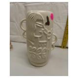 Vintage 8" Art Deco Red Wing Pottery Vase #1151