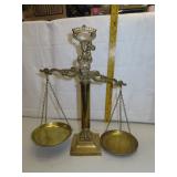 Vintage Brass Balance Scale 16" x 11&1/4"