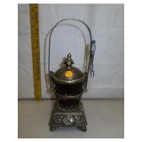 Very Ornate Antique Pickle Caster (Ruby Cut to
