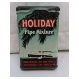 Vintage Holiday Tobacco Tin