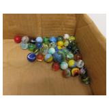 Jar of Vintage Marbles