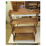 NO SHIPPING -Primitive 4 Shelf Bookshelf