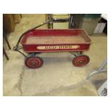NO SHIPPING -Vintage Red Bird All Steel Wagon