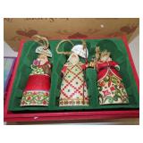 3 Jim Shore Christmas Ornaments