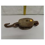 Wood Pulley (missing the pulley) 14" long