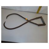 Pair of Ice Tongs 19"