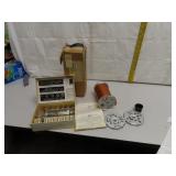 Vintage Cake Decorating Set & Cookie Press
