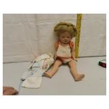 Antique Composition Doll with Clothes (Needs