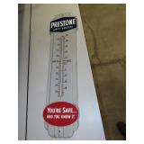 Vintage Prestone Porcelain Anti-Freeze Thermometer