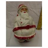 Vintage Paper Mache White Santa (No Legs)
