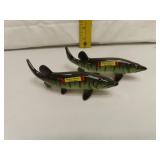Vintage "Muskellunge" Fish Salt & Pepper Shakers