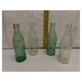 4 Vintage Coca Cola Bottle (1= North Platte)