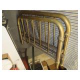 NO SHIPPING - Antique Twin Brass Head Board -