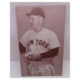 Vintage Ed Lopat Exhibit Card