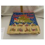 Vintage "Putz" Christmas Tree Village for Under