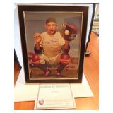 Yogi Berra 8x10 Signed Photograph COA Framed