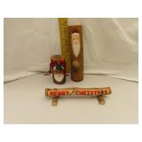Vintage Christmas Decor - Candle Holder & more