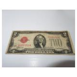 Series 1928C Red Seal $2.00 Bill