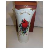 Lenox Winter Greetings Pierced Medium Vase in