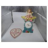 2 Antique Die Cut Valentines