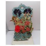 Antique Die Cut Christmas Card