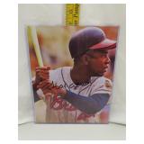 Hank Aaron 8x10 Signed Photograph COA