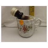 Vintage Shaving Mug & Brush