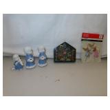 3 Made in Japan Candle Holders Nativity & more