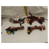 4 Vintage Noma Strings of Christmas Tree Lights