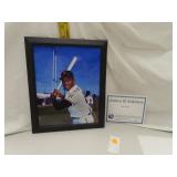 Willie Mays 8x10 Signed Photograph COA Framed