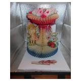 Antique Germany Die Cut Valentine 9&1/4" (piece