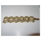 Vintage Coro 1&5/8" Wide Bracelet 7&1/4" Long