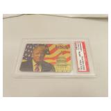 Donald J Trump Gold Foil Graded Card GEM MINT 10