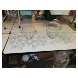 NO SHIPPING -Krosno Punch Bowls - Cups - Tumblers