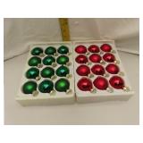 24 Chirstmas Tree Ornaments 1&3/4" balls