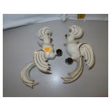 2 Vintage Cockatoo Wall Hangings-Made in Wisconsin