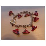 Red Hat Society Charm Bracelet