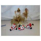 5 Piece Christmas Decorations (tallest = 8")
