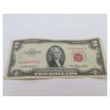 1953 Red Seal $2.00 Bill