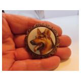 Vintage German Shepherd (Western Germany) Brooch