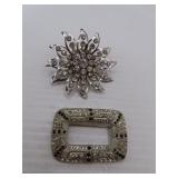 2 Nice Vintage Brooch Pins