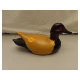 Wood Carved Duck Decoy 9&1/2"