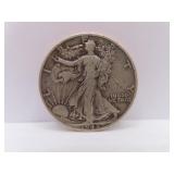 1942D Walking Liberty Silver Half Dollar