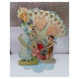 Antique Die Cut Valentine 10"