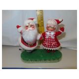 Vintage Santa & Mrs. Claus 5&3/4"