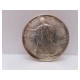 1991 1 Oz Fine Silver Dollar Eagle Coin