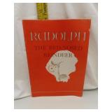 Antique 1939 Rudolph the Red Nosed Reindeer Book